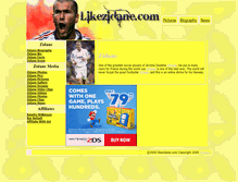 Tablet Screenshot of likezidane.com